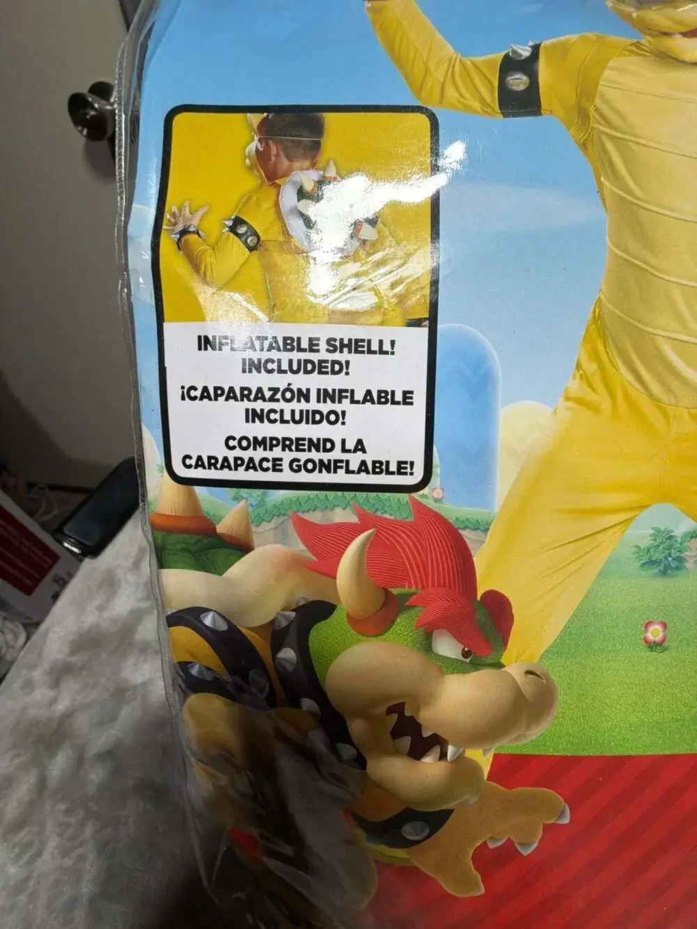 Disguise Super Mario Bowser Deluxe Costume Size M 7-8